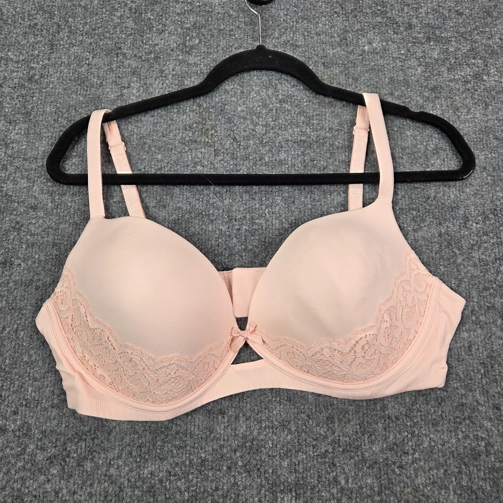 Victoria Secret Body by Victoria No Wire Bra Pink Lace 38D